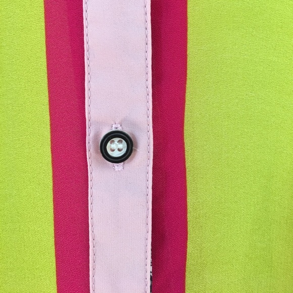 Democracy Retro Button Down Blouse Tunic - Picture 5 of 6